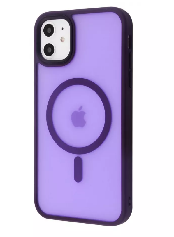 Чохол Matte Insane Case MagSafe iPhone 11 (deep purple)