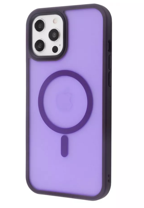 Чохол Matte Insane Case MagSafe iPhone 12/12 Pro (deep purple)