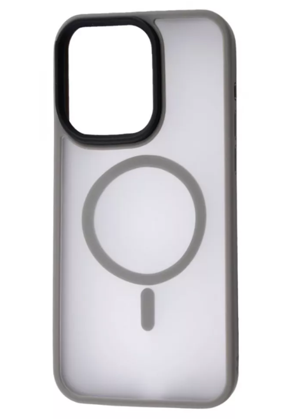 Чохол Matte Insane Case MagSafe iPhone 15 Pro Max (gray)