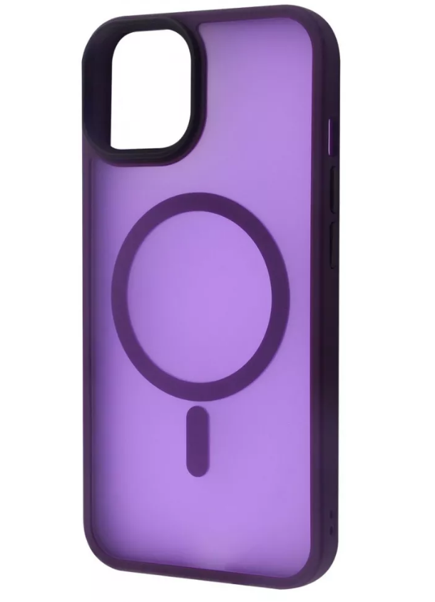 Чохол Matte Insane Case MagSafe iPhone 15 Pro Max (deep purple)