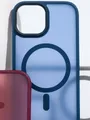 Чохол Matte Insane Case MagSafe iPhone 15 Pro Max (midnight blue)