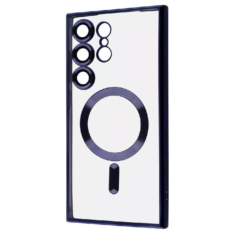 Чохол MetalColor Case MagSafe Samsung S22 Ultra (midnight blue)