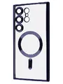 Чохол MetalColor Case MagSafe Samsung S22 Ultra (midnight blue)