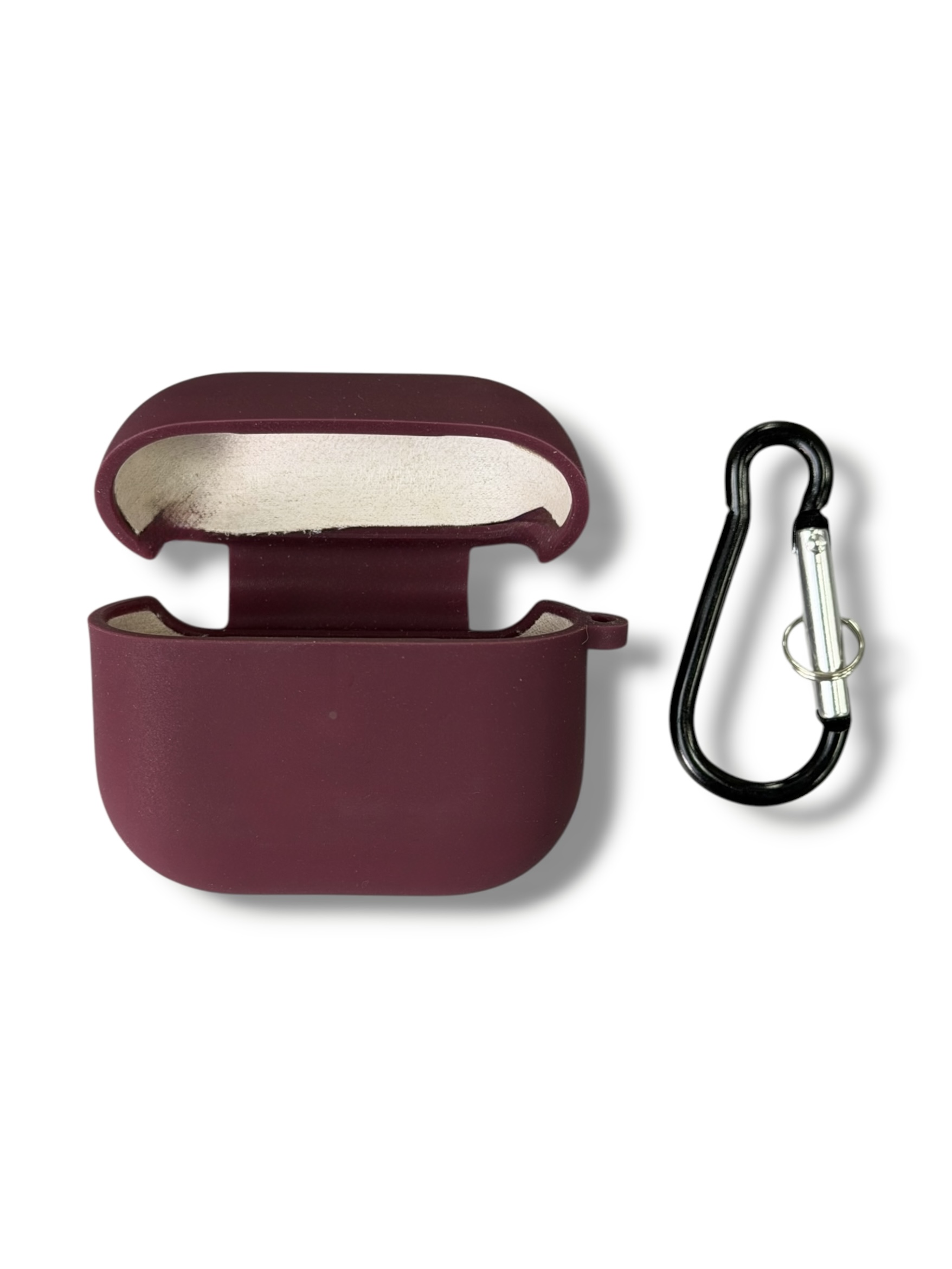 Чохол для AirPods 3 з мікрофіброю №22 Rose Red Marsala