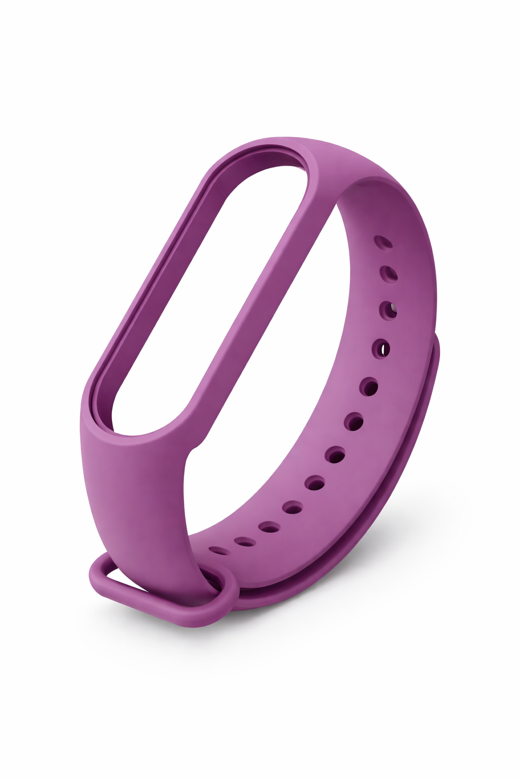 Силіконовий ремінець для MiBand 3/4 #10 (фіолетовий / grape)