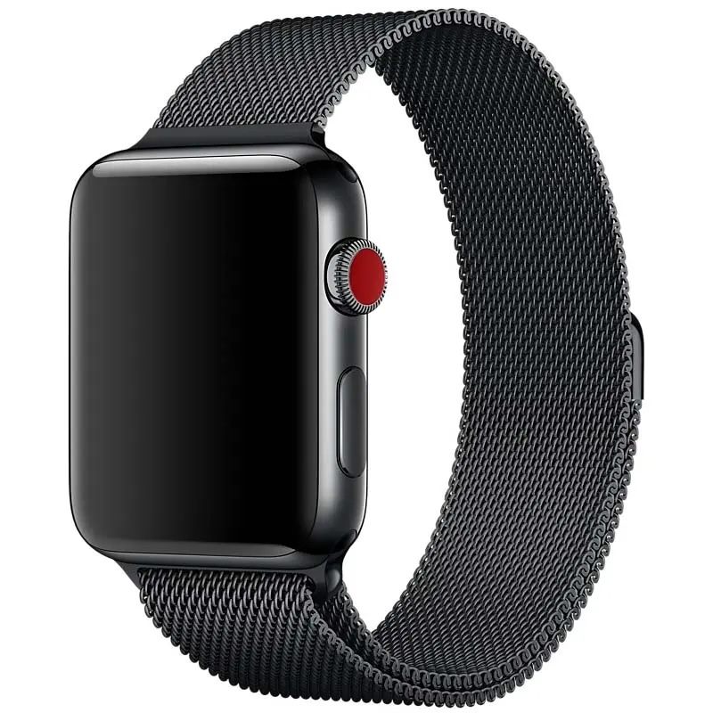 Ремінець Milanese Loop 38/40/41/42mm(ser.10) (black)