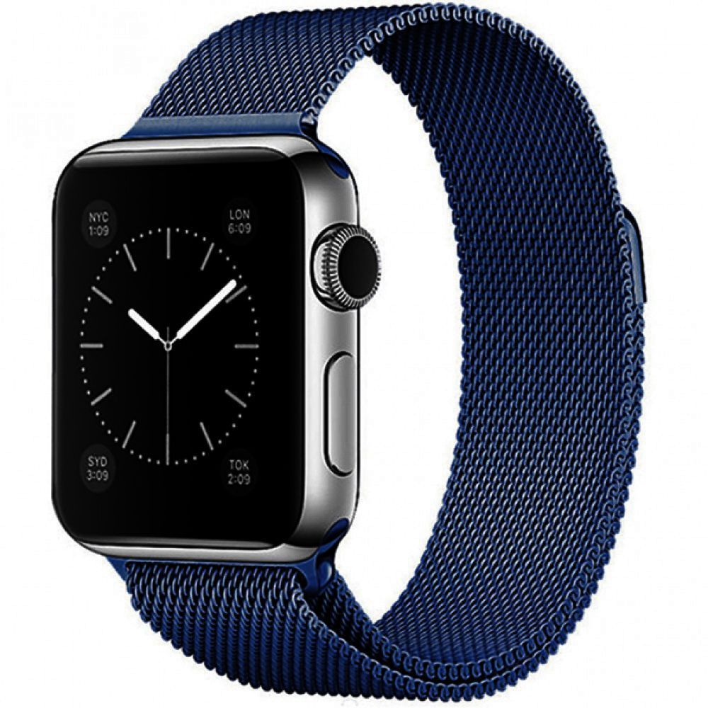 Ремінець Milanese Loop 38/40/41/42mm(ser.10) (dark blue)