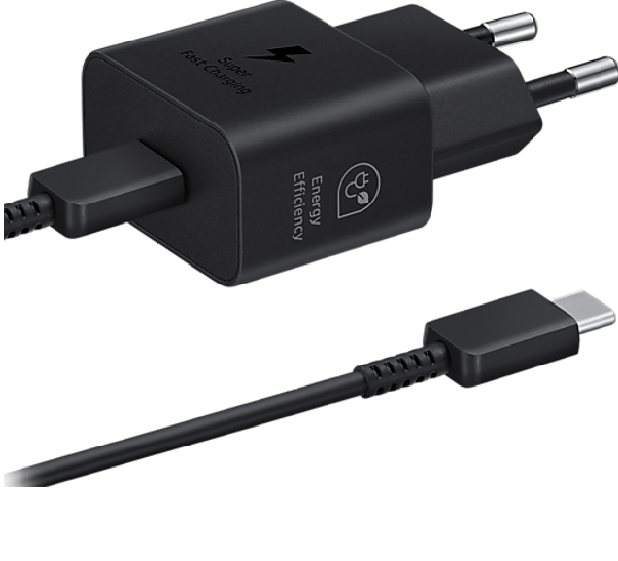 МЗП Samsung Travel Adapter 25w PD USB-C to USB-C Cable 5A 1:1 (black)
