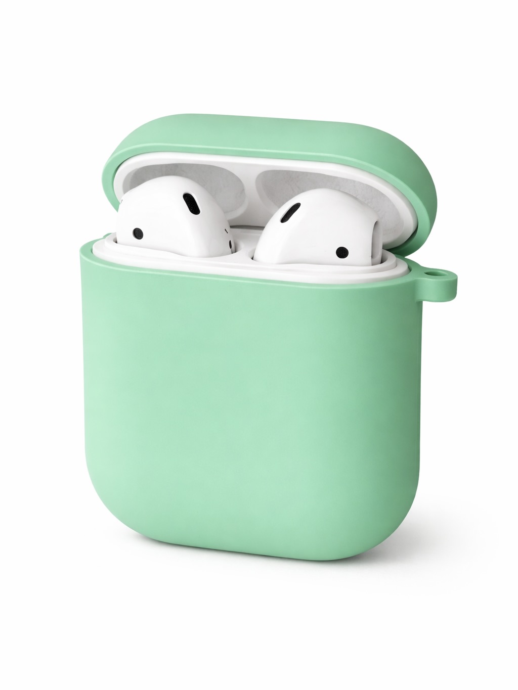 Чохли для AirPods 1/2 з мікрофіброю №06 Spearmint Green