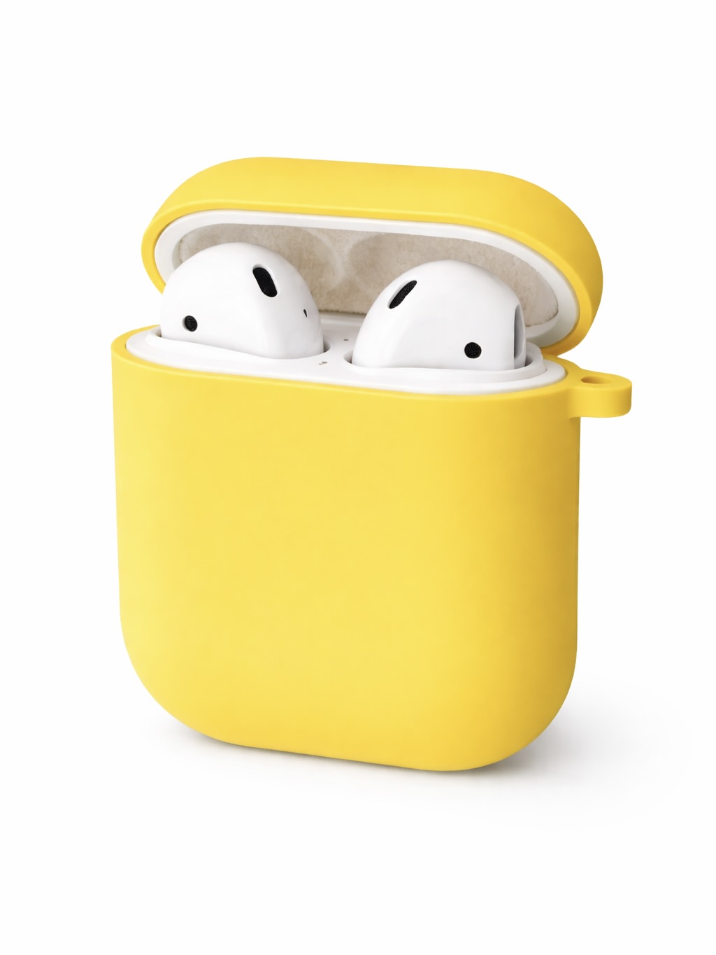 Чохли для AirPods 1/2 з мікрофіброю №08 Shiny Yellow