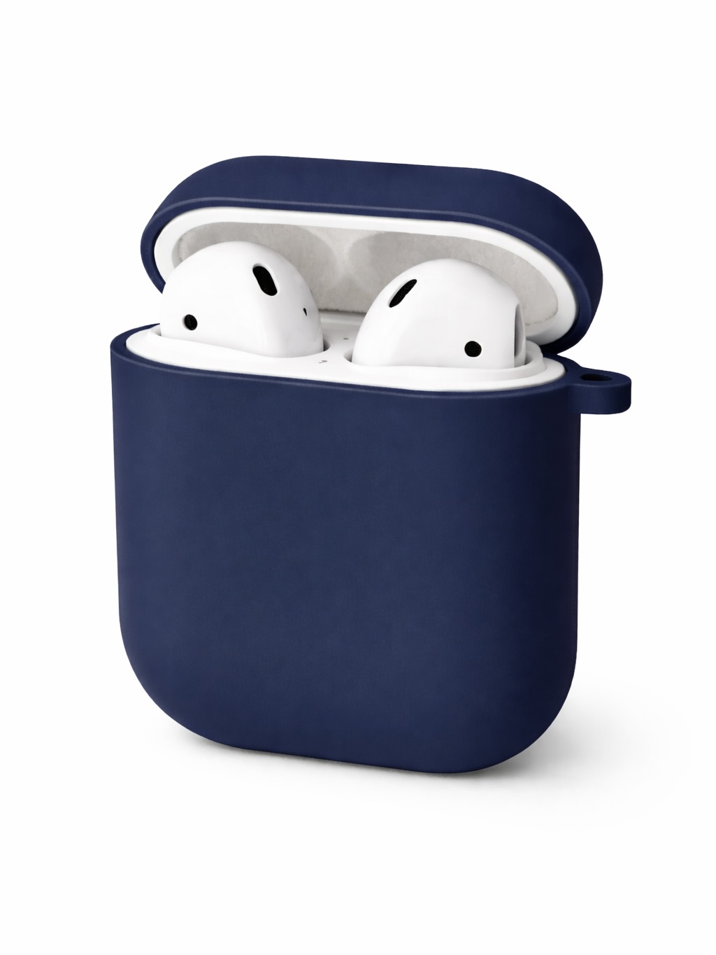 Чохли для AirPods 1/2 з мікрофіброю №15 Midnight Blue