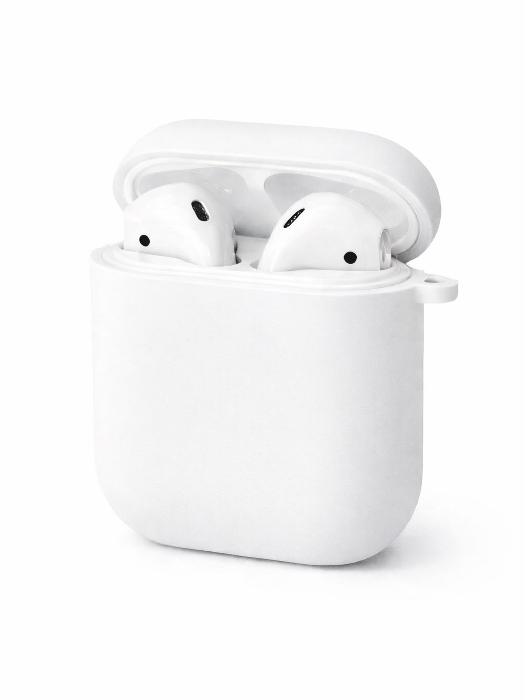 Чохли для AirPods 1/2 з мікрофіброю №17 White