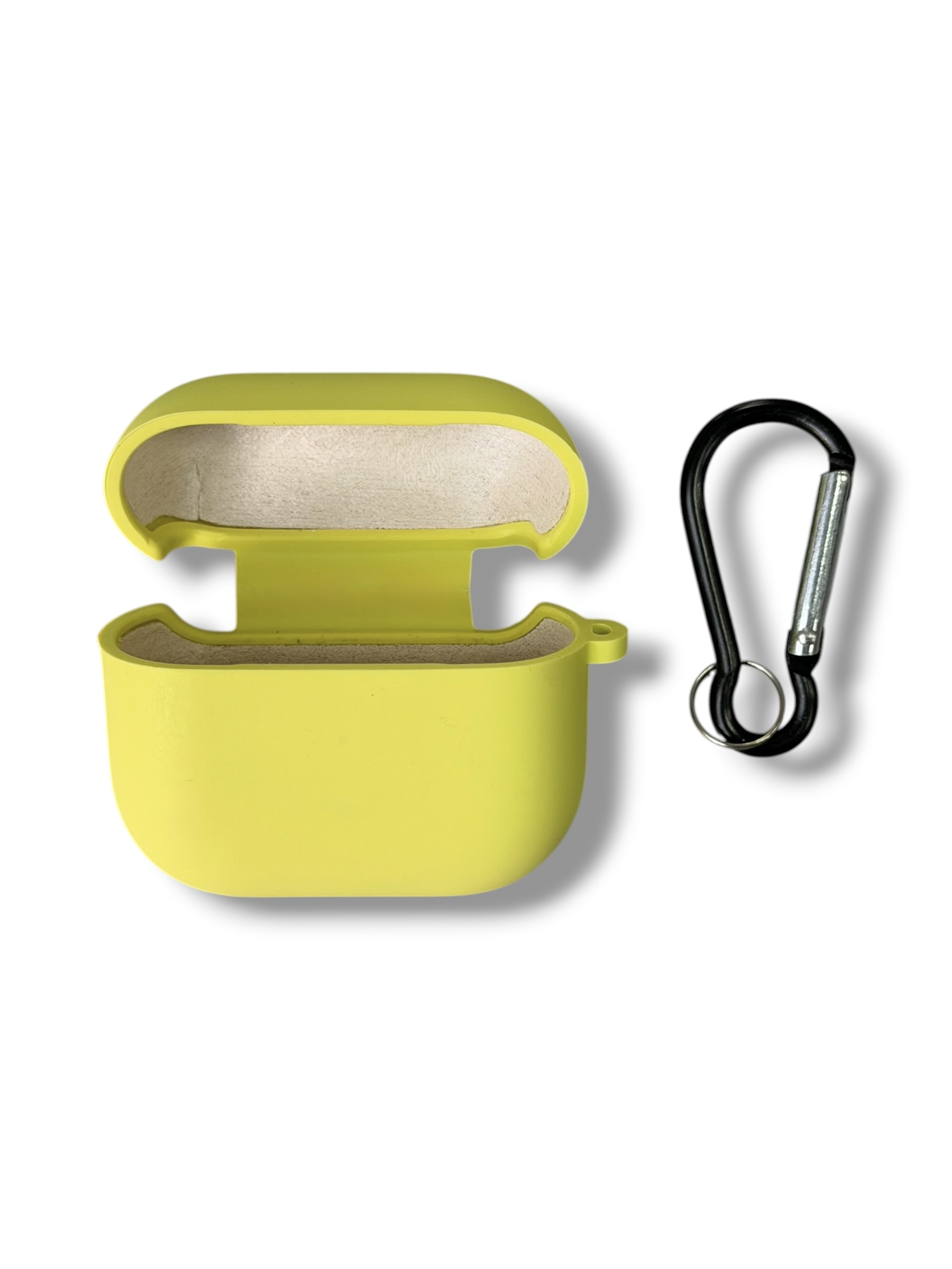 Чохол для AirPods 3 з мікрофіброю №08 Shine Yellow