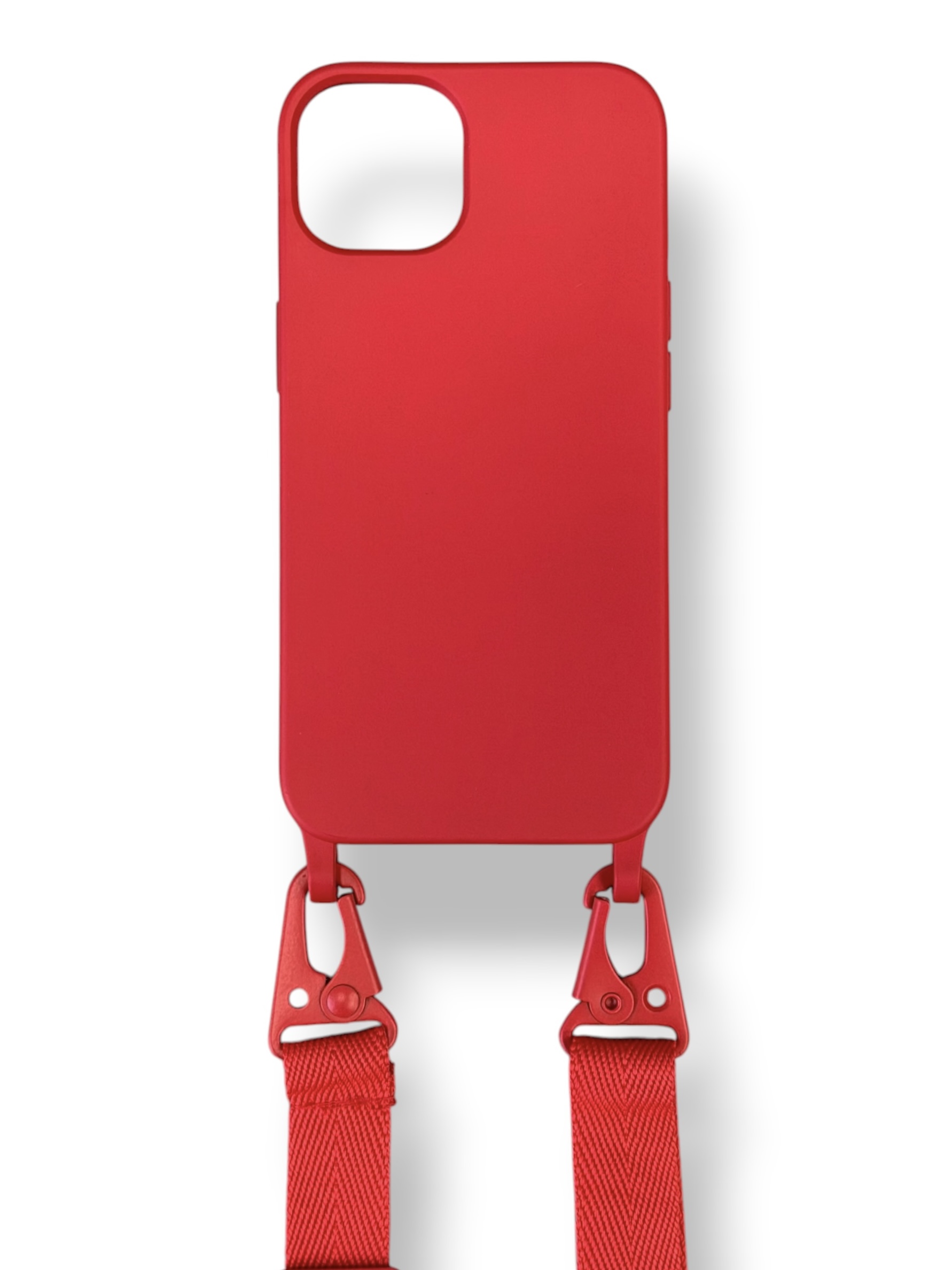 Чохол Crossbody Case на широкому паску iPhone 13 Pro (red)