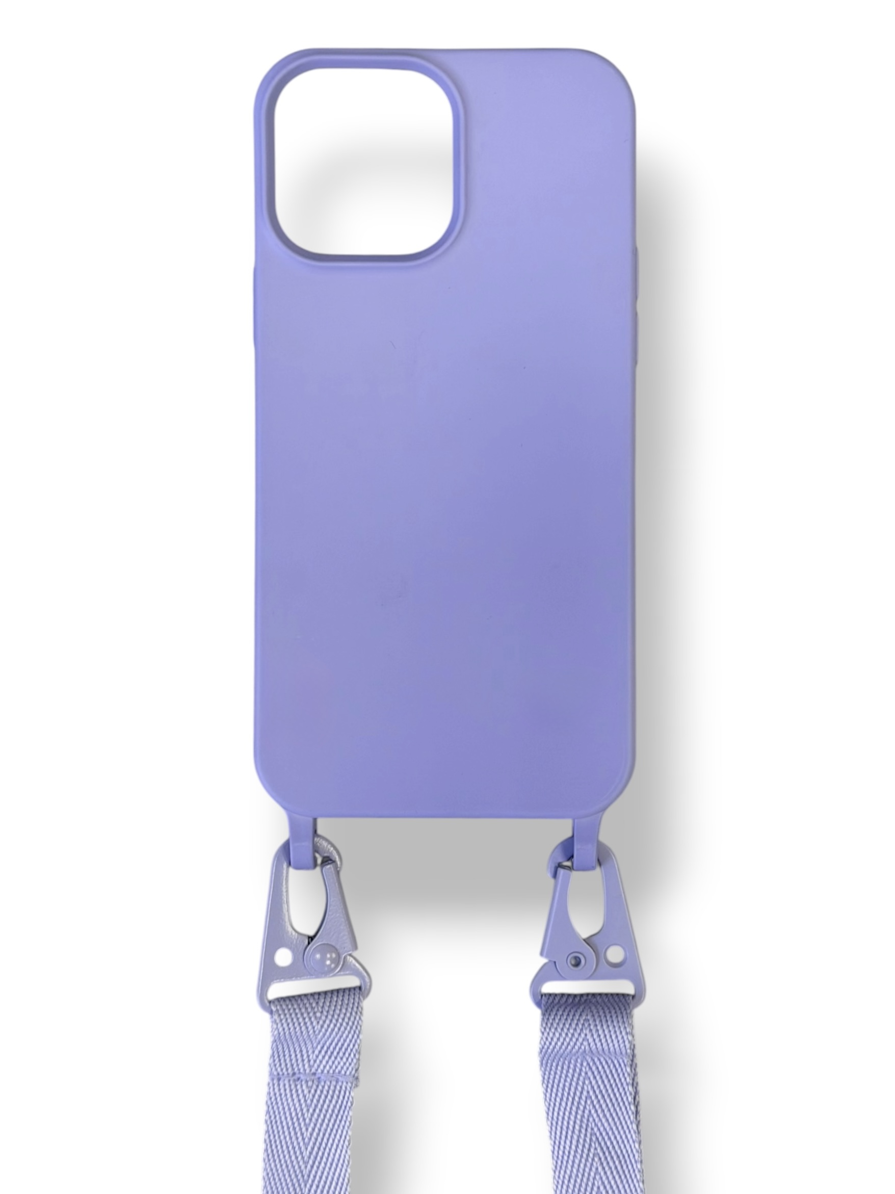 Чохол Crossbody Case на широкому паску iPhone 13 Pro Max (viola)