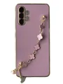 Чохол Van Cleef Case з ланцюжком для Samsung A32 (blueberry)
