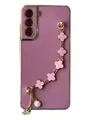 Чохол Van Cleef Case з ланцюжком для Samsung S21 FE (blueberry)