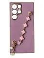 Чохол Van Cleef Case з ланцюжком для Samsung S23 Ultra (blueberry)