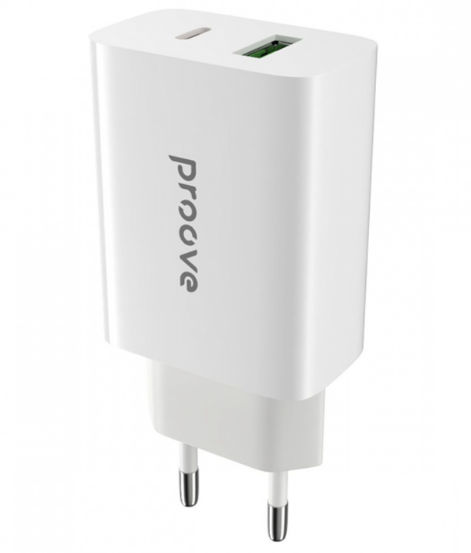 МЗП Proove Rapid 20W (Type-C + USB) (white)