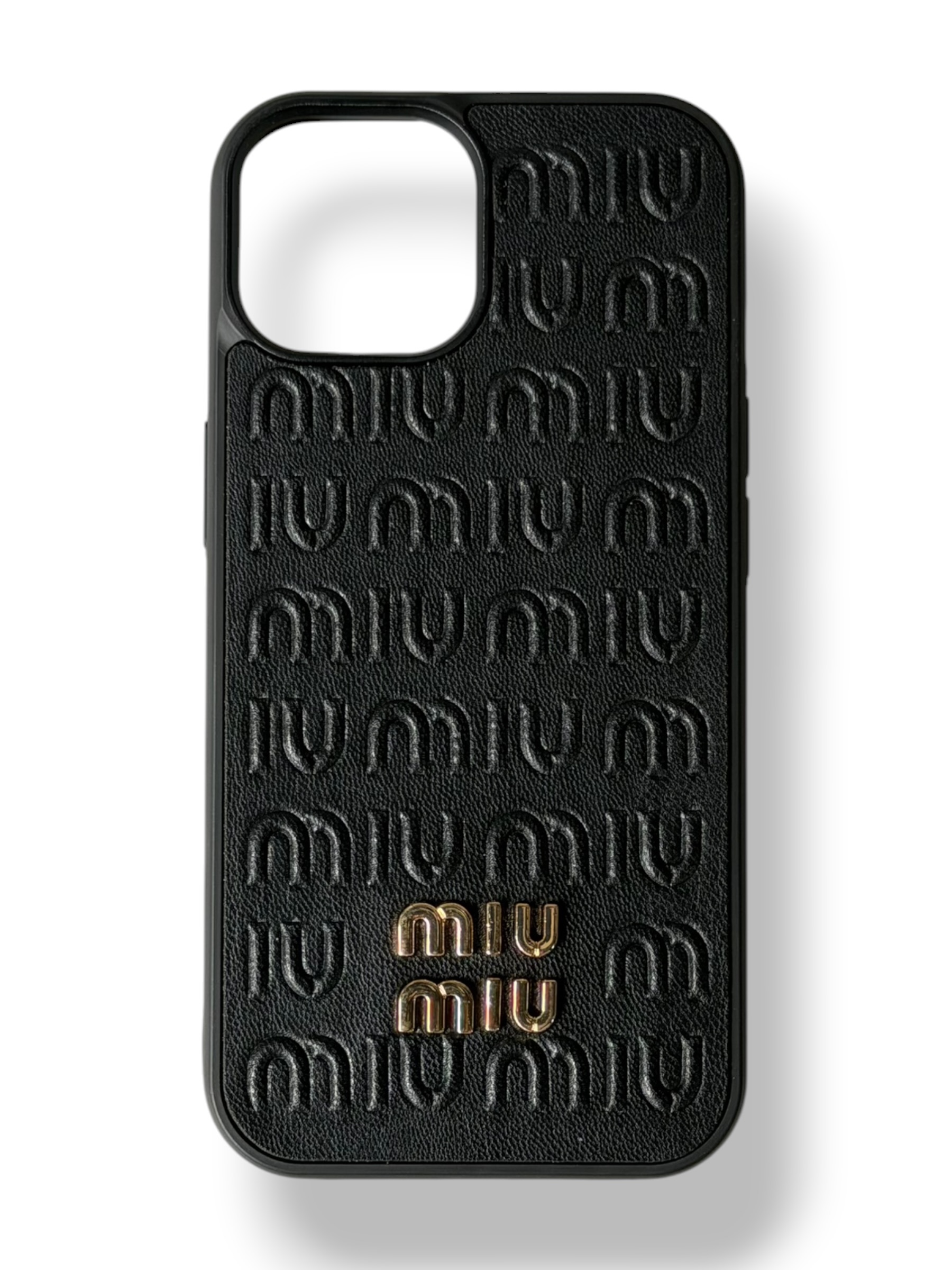 Чохол MIU MIU Case для iPhone 12 / 12 Pro (black)