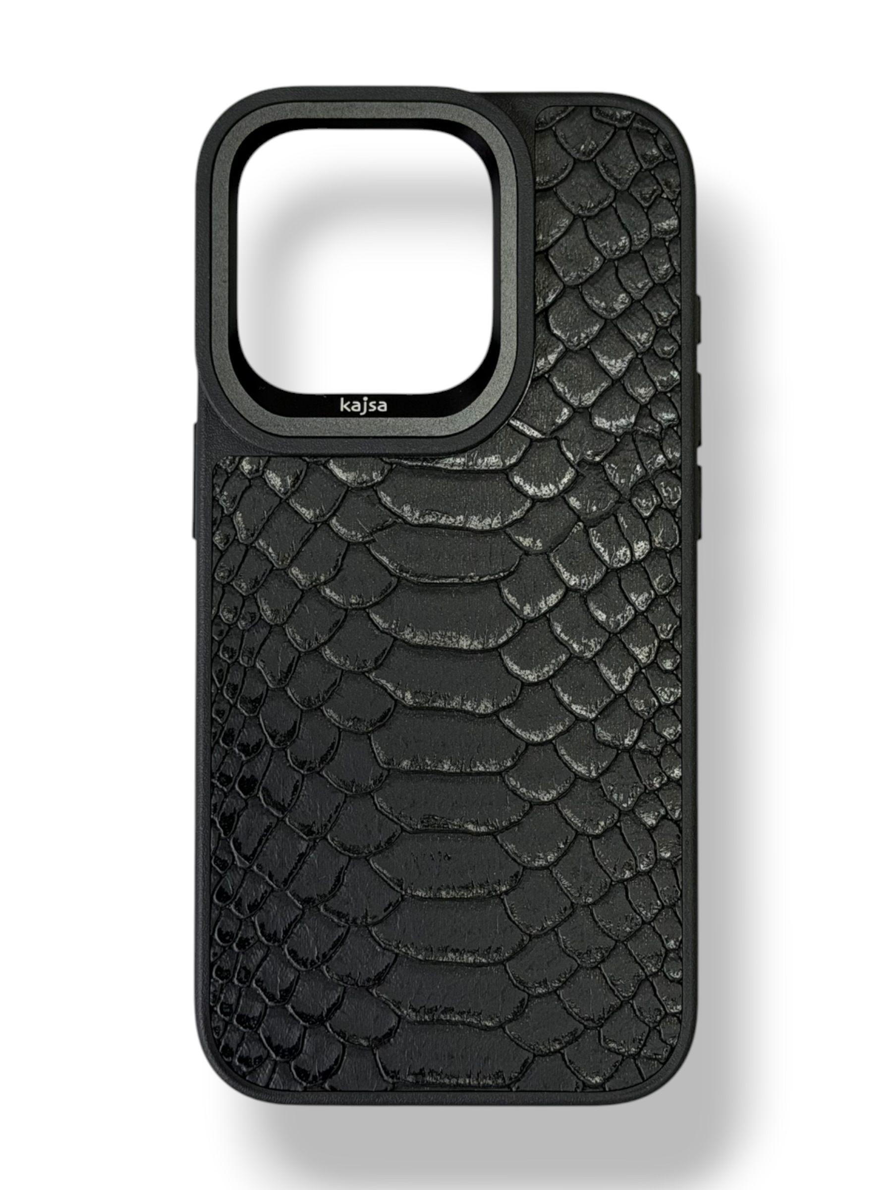 Чохол Kajsa Snake Pattern iPhone 15 Pro (black)
