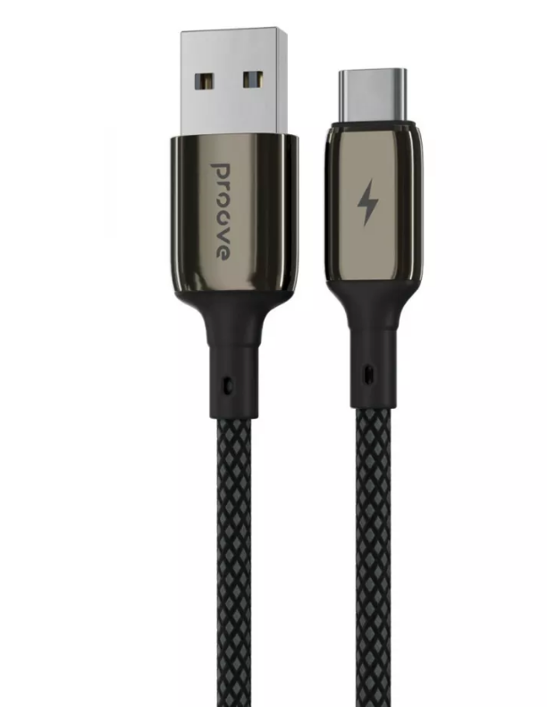 Кабель Proove Dense Metal Type-C 2.4A 1m (black)