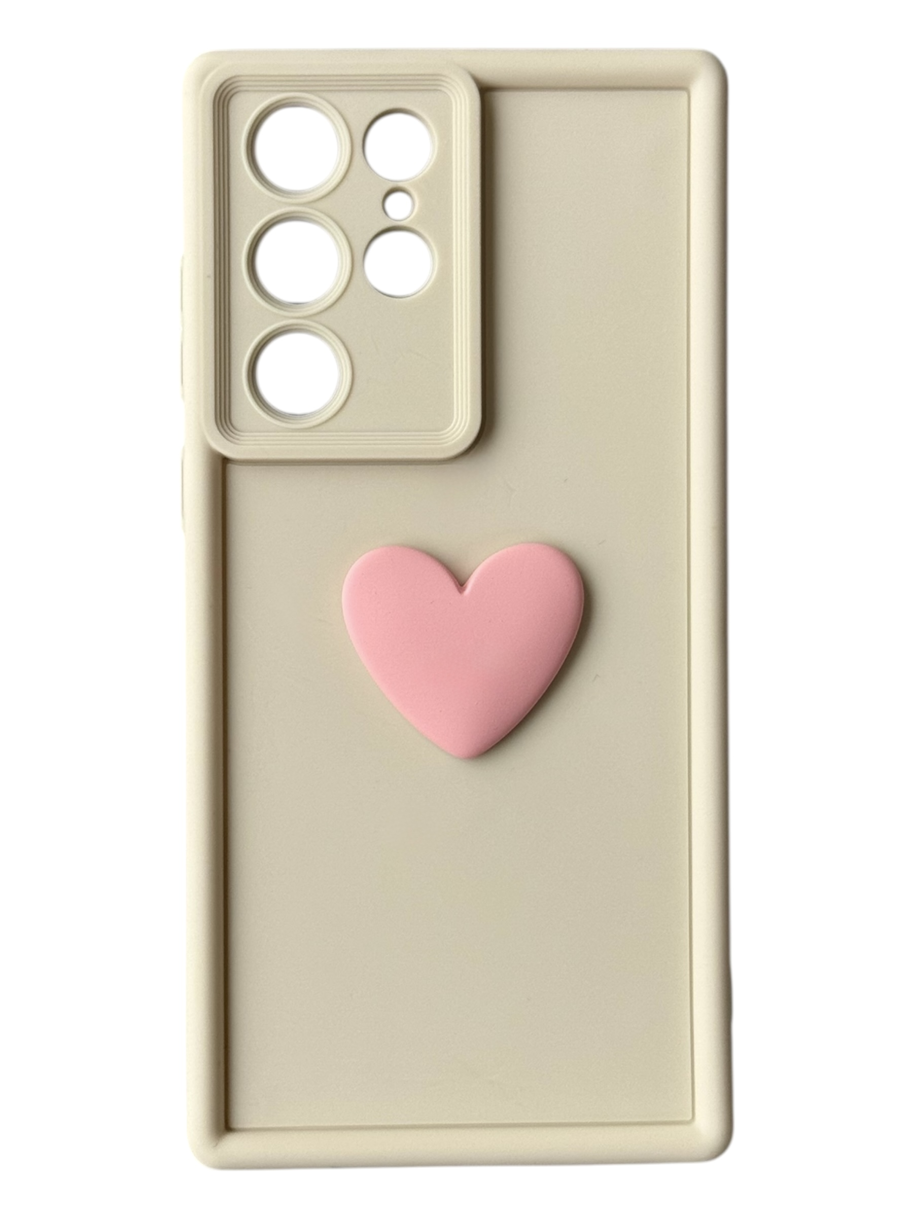 Чохол Toys Case для Samsung Galaxy S22 Ultra (white / heart)