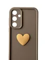 Чохол Toys Case для Samsung Galaxy S23 FE (brown / heart)