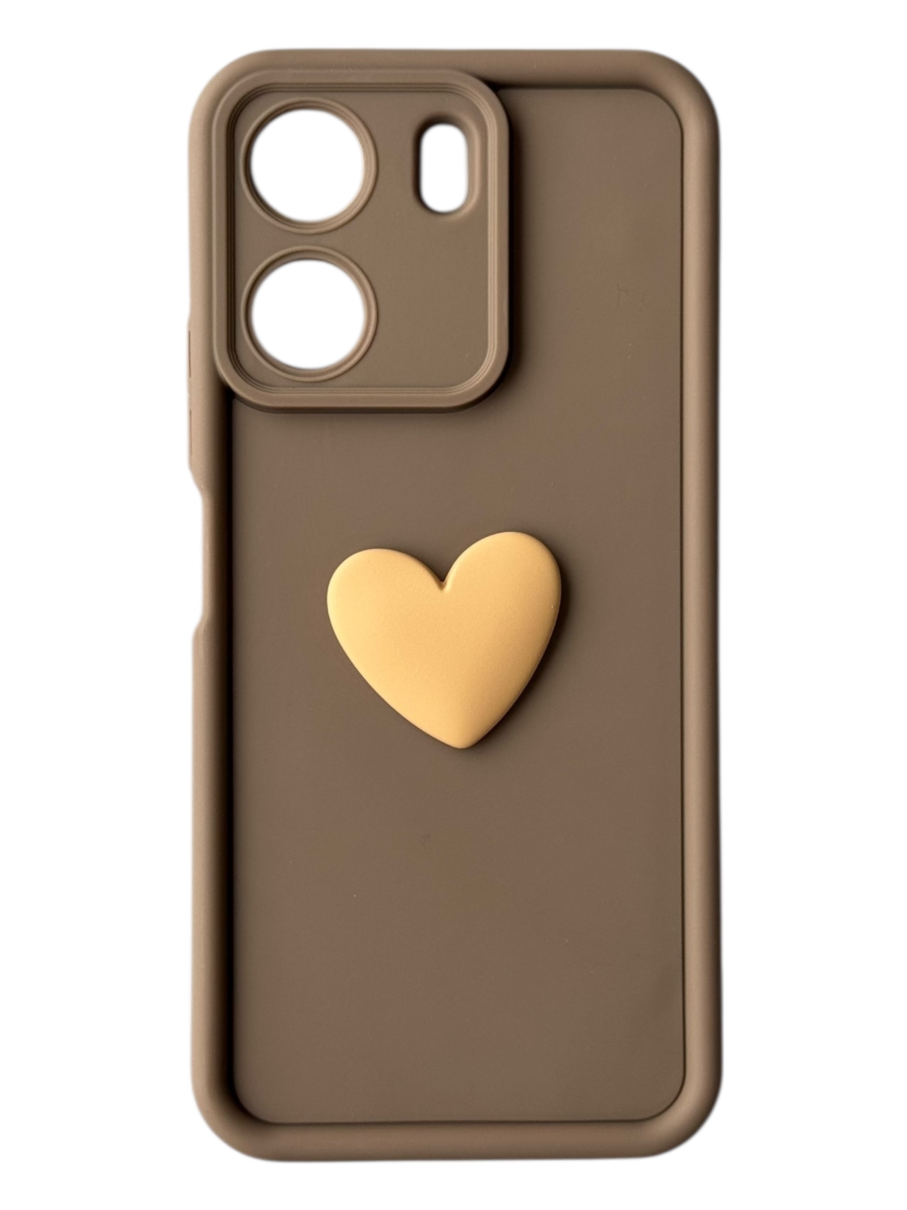 Чохол Toys Case для Xiaomi Redmi 13C (brown / heart)