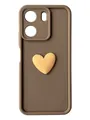Чохол Toys Case для Xiaomi Redmi 13C (brown / heart)