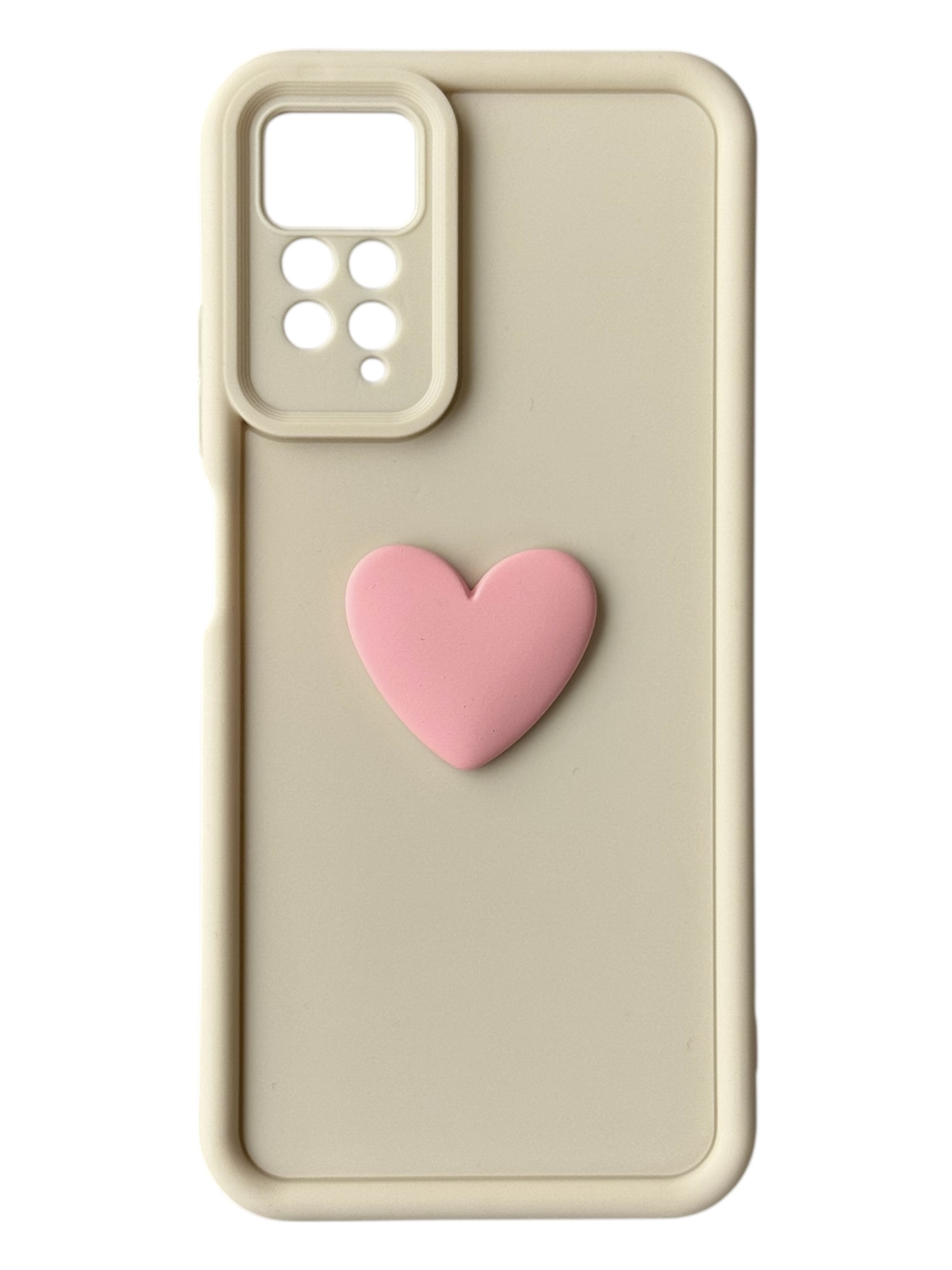 Чохол Toys Case для Xiaomi Redmi Note 11 Pro 4G/5G / Note 12 Pro 4G (white / heart)