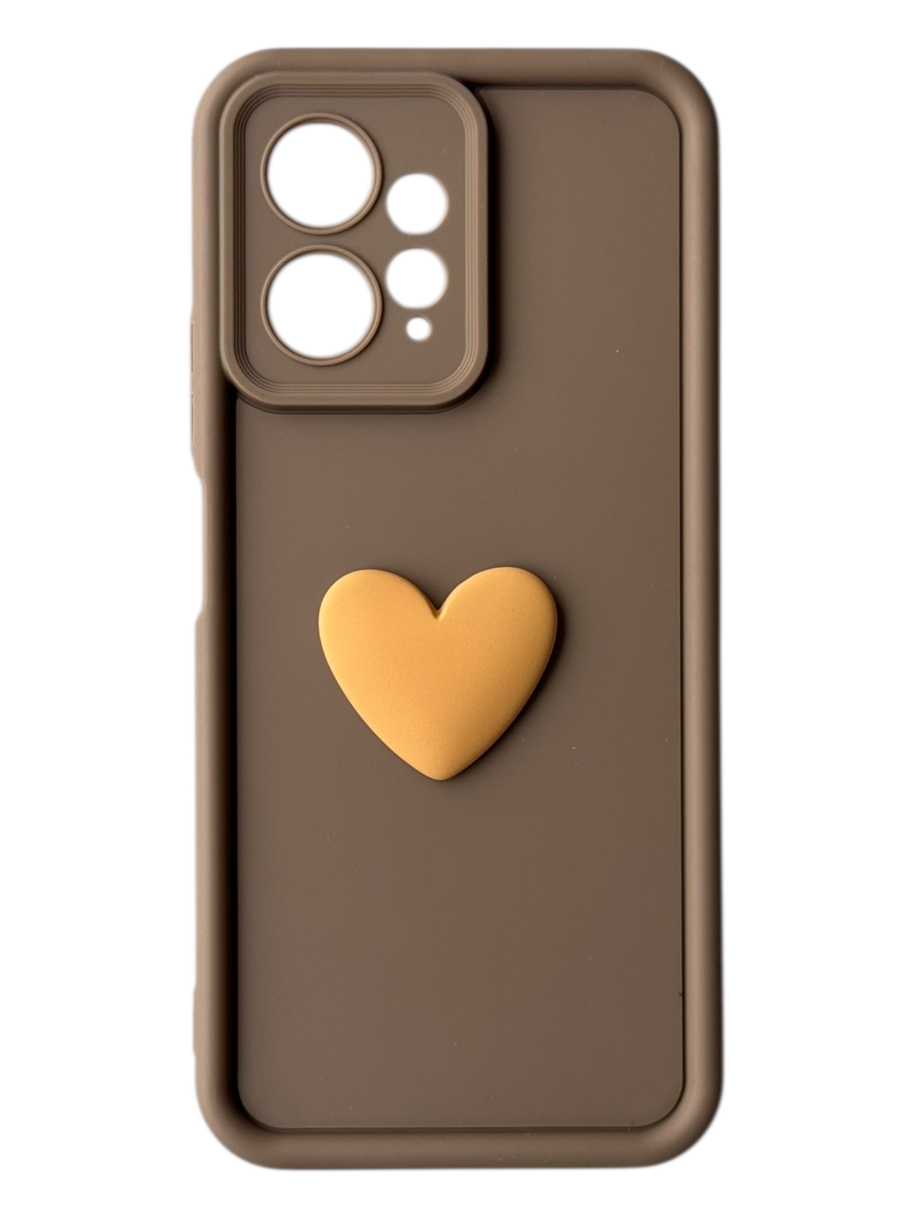 Чохол Toys Case для Xiaomi Redmi Note 12 4G (brown / heart)