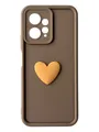 Чохол Toys Case для Xiaomi Redmi Note 12 4G (brown / heart)