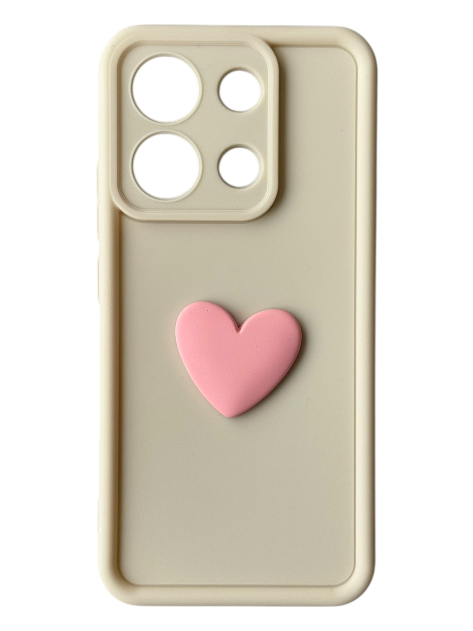 Чохол Toys Case для Xiaomi Redmi Note 13 4G (white / heart)