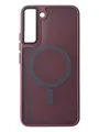 Чохол Frosted Case with MagSafe Samsung Galaxy S22 (red wine)
