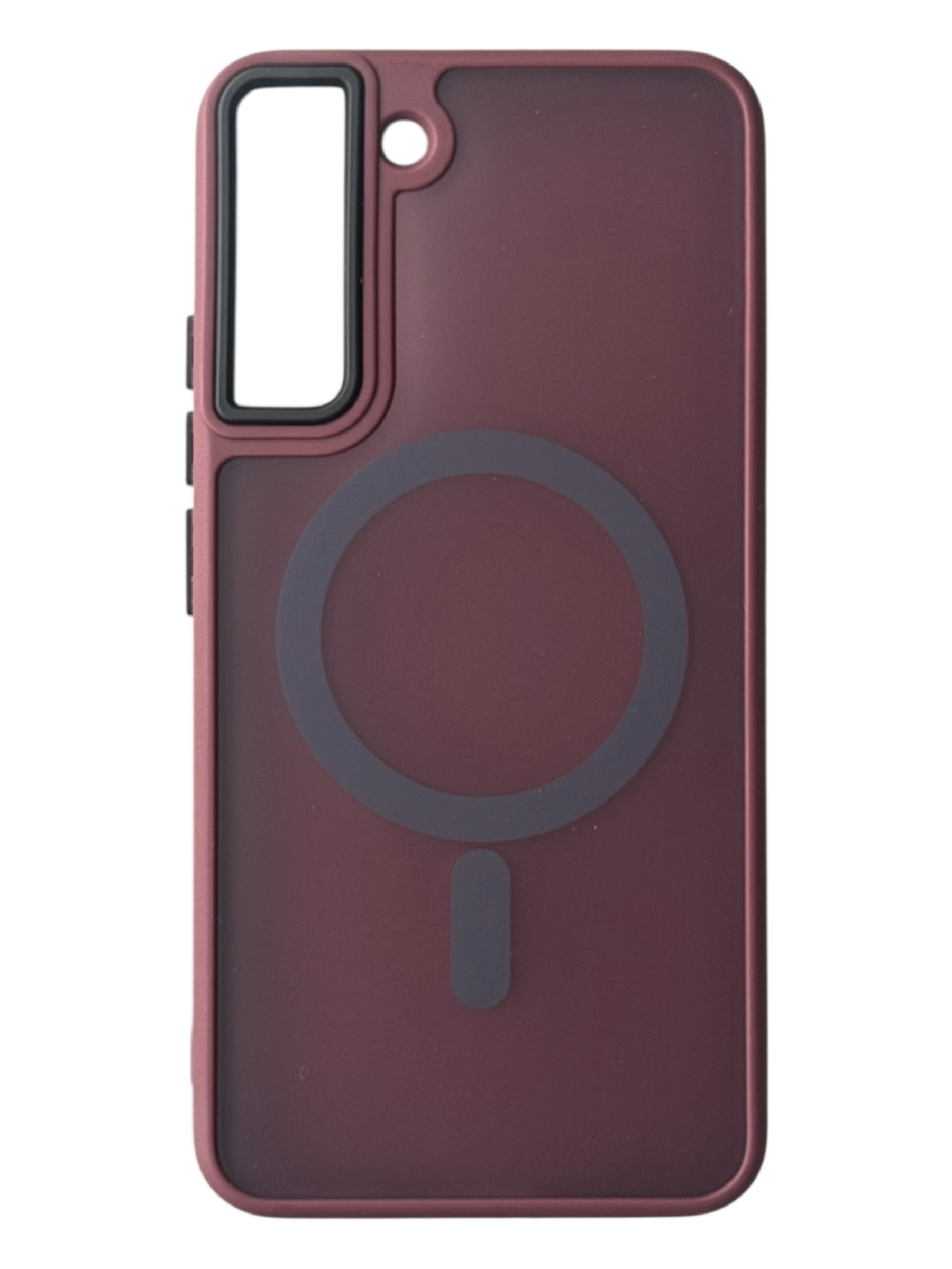 Чохол Frosted Case with MagSafe Samsung Galaxy S22 Plus (red wine)
