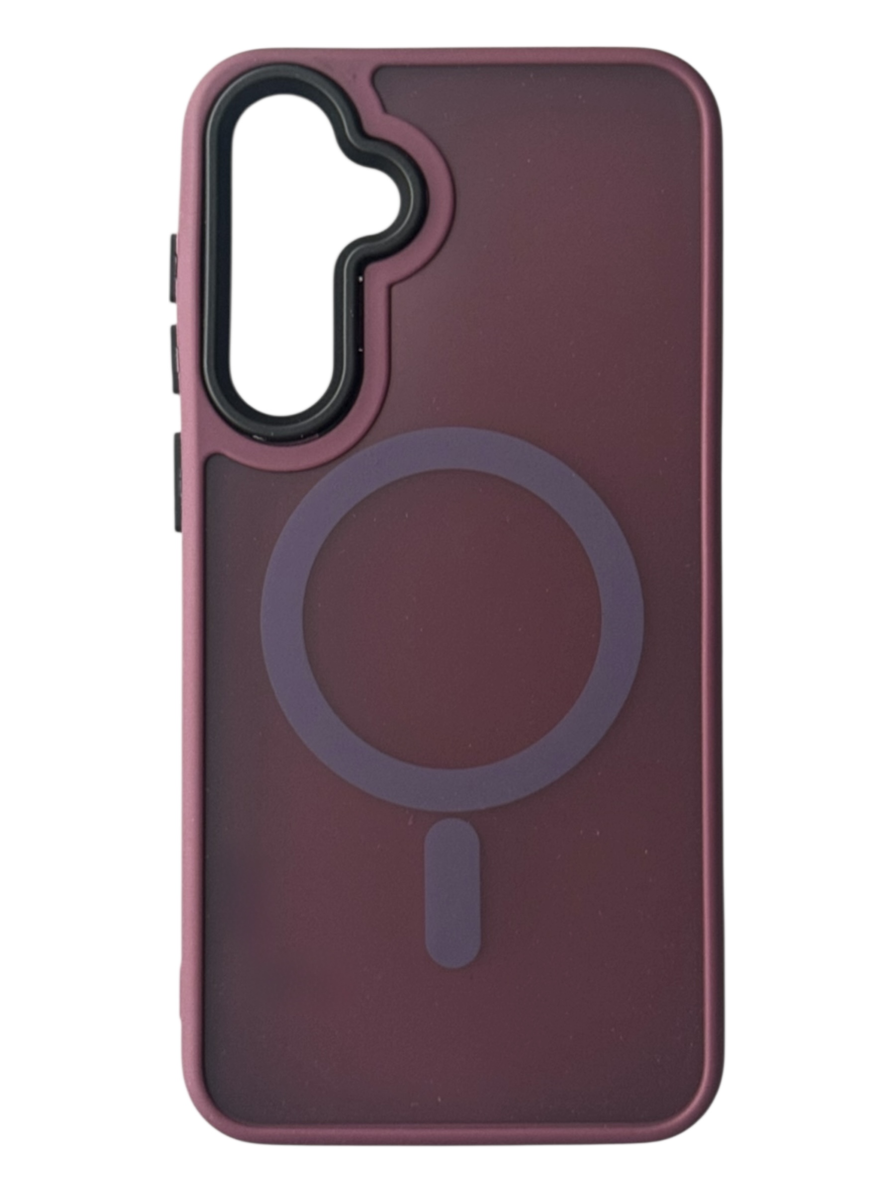 Чохол Frosted Case with MagSafe Samsung Galaxy S24 / S25 (red wine)