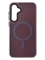 Чохол Frosted Case with MagSafe Samsung Galaxy S24 / S25 (red wine)