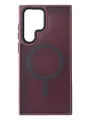 Чохол Frosted Case with MagSafe Samsung Galaxy S24 Ultra (red wine)