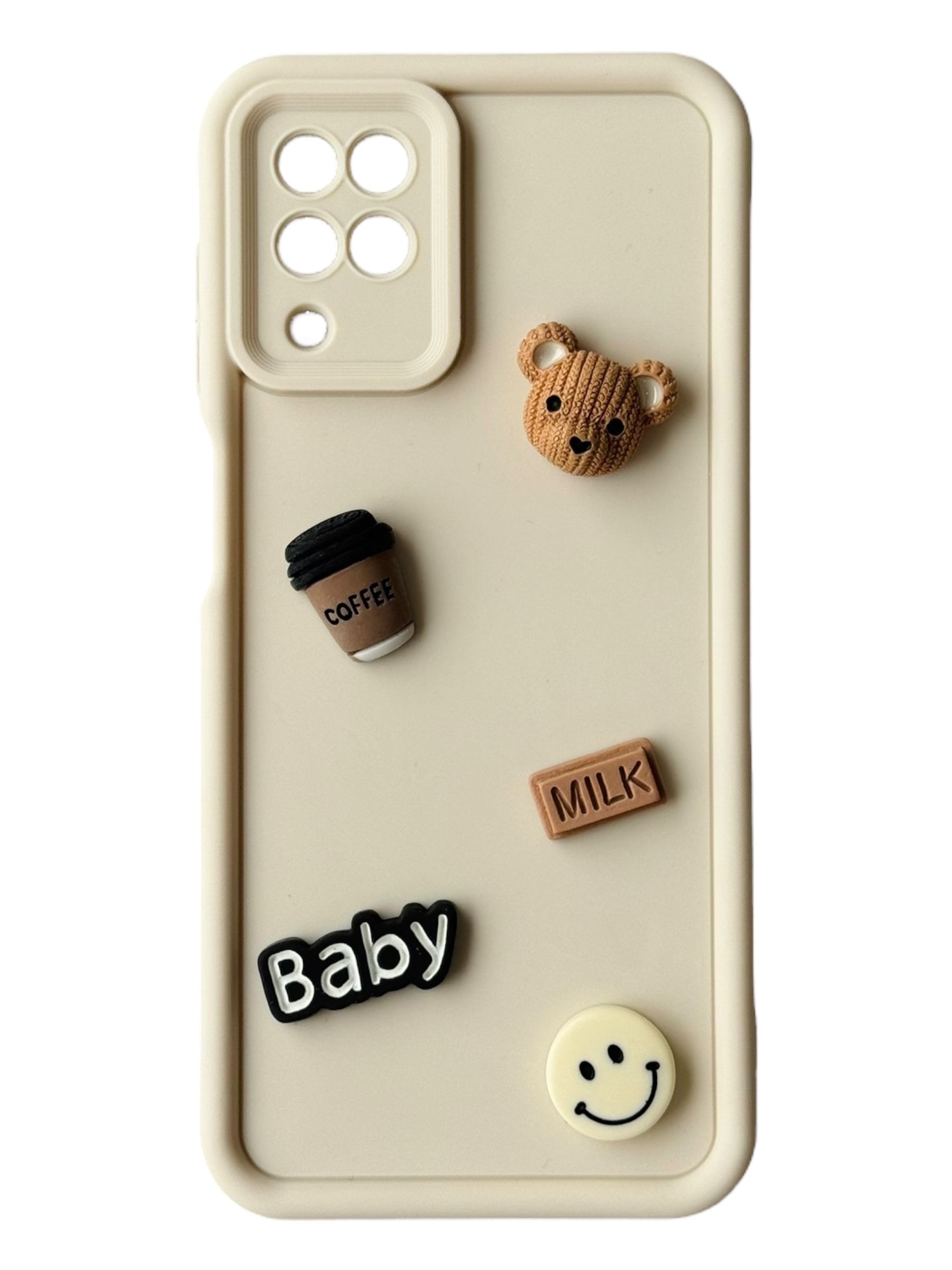 Чохол Toys Case для Samsung Galaxy A12 (white / bear)