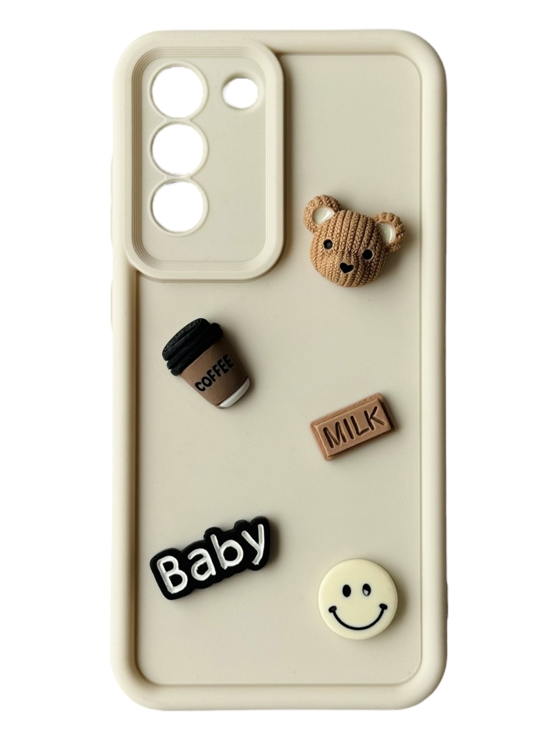 Чохол Toys Case для Samsung Galaxy S22 (white / bear)