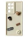 Чохол Toys Case для Samsung Galaxy S22 Ultra (white / bear)