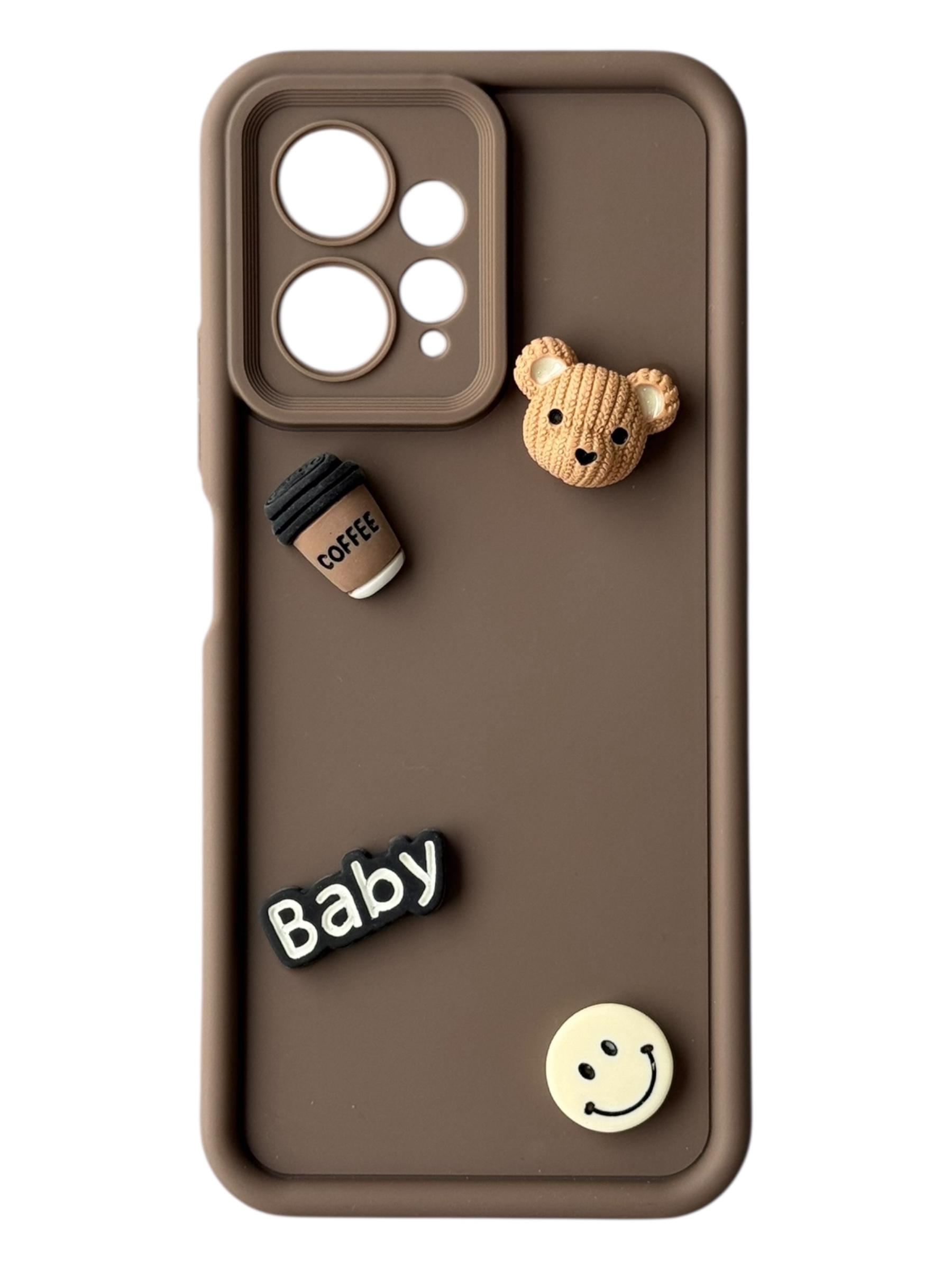 Чохол Toys Case для Xiaomi Redmi Note 12 4G (brown / bear)