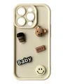 Чохол Toys Case для iPhone 15 Pro (white / bear)