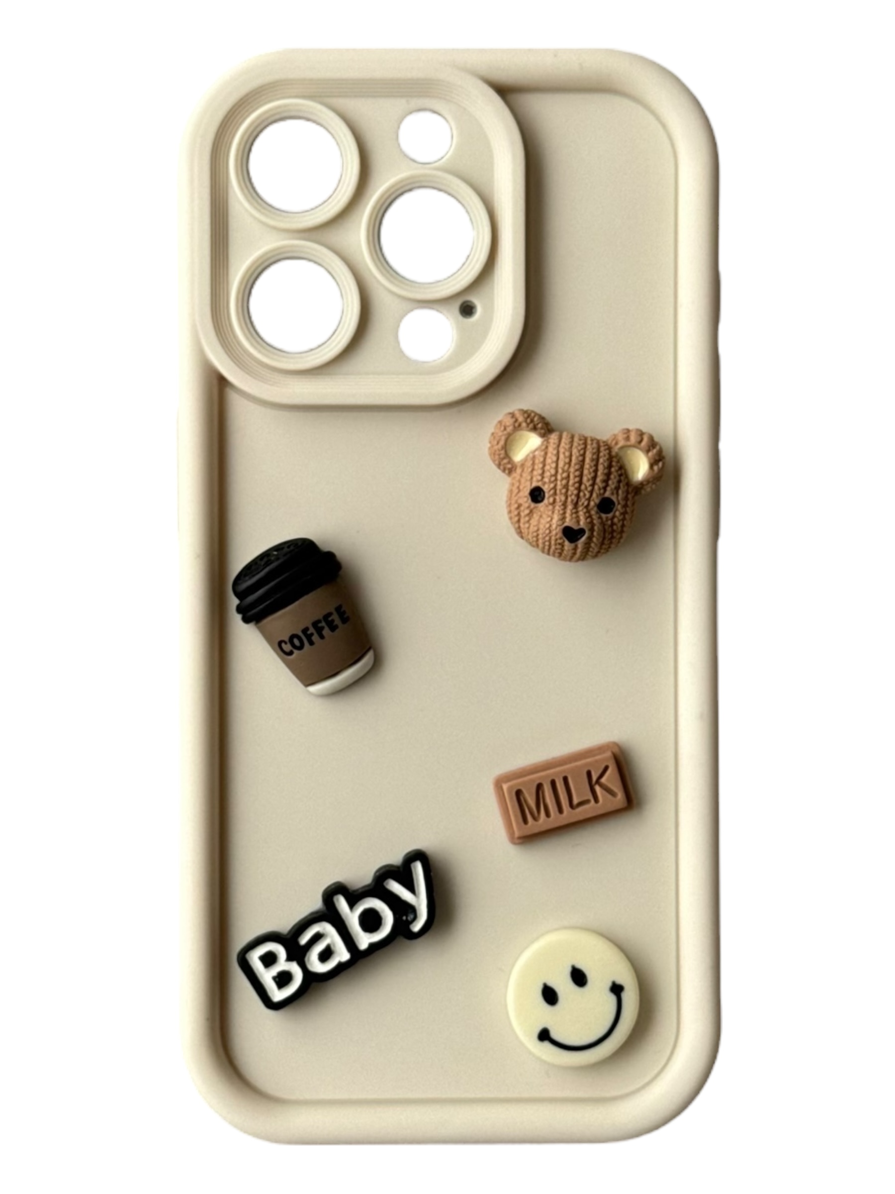 Чохол Toys Case для iPhone 16 Pro (white / bear)