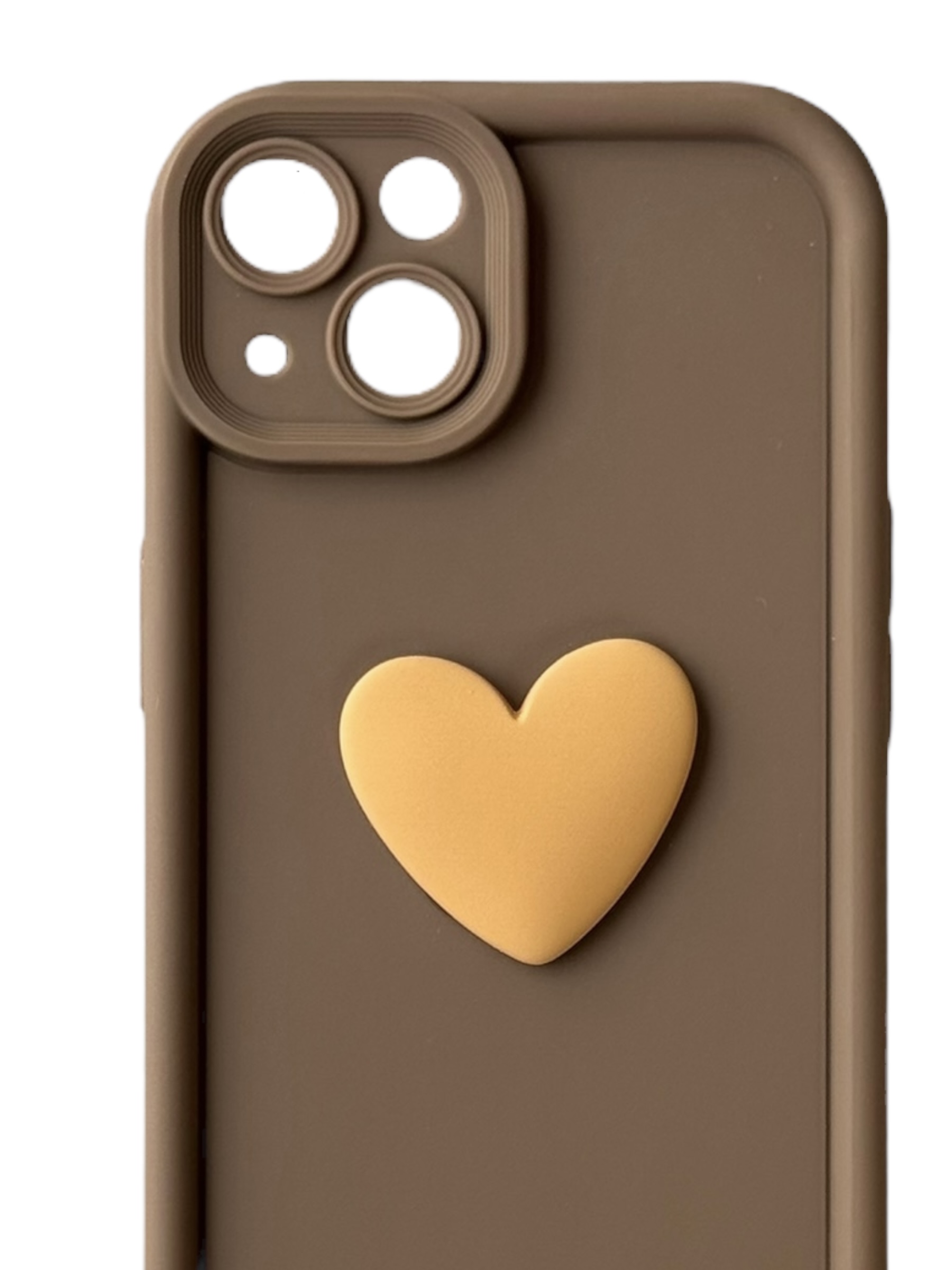Чохол Toys Case для iPhone 15 (brown / heart)