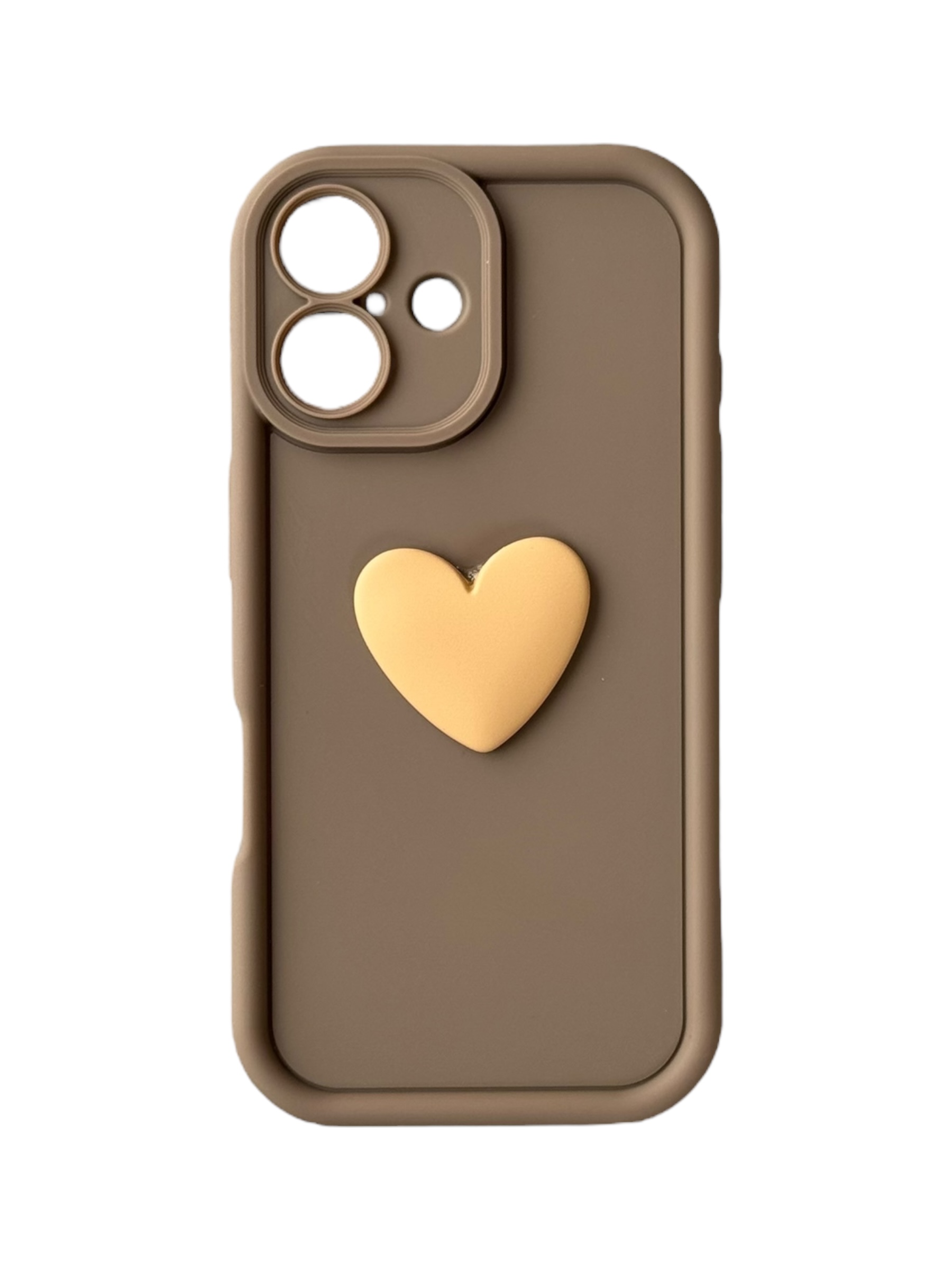 Чохол Toys Case для iPhone 16 (brown / heart)