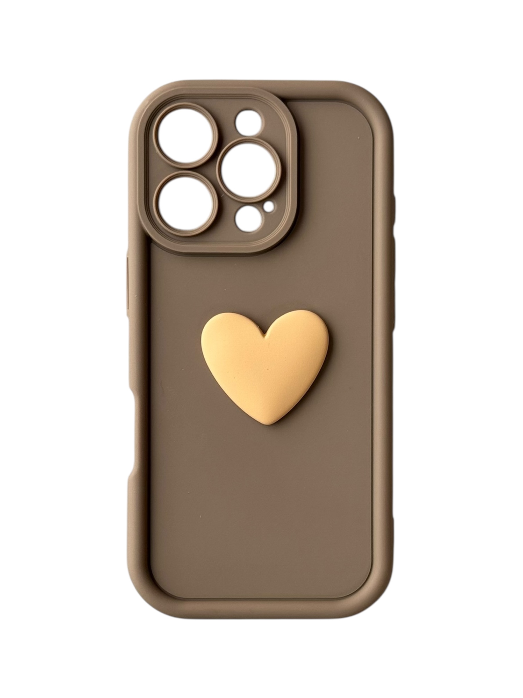 Чохол Toys Case для iPhone 16 ProMax (brown / heart)