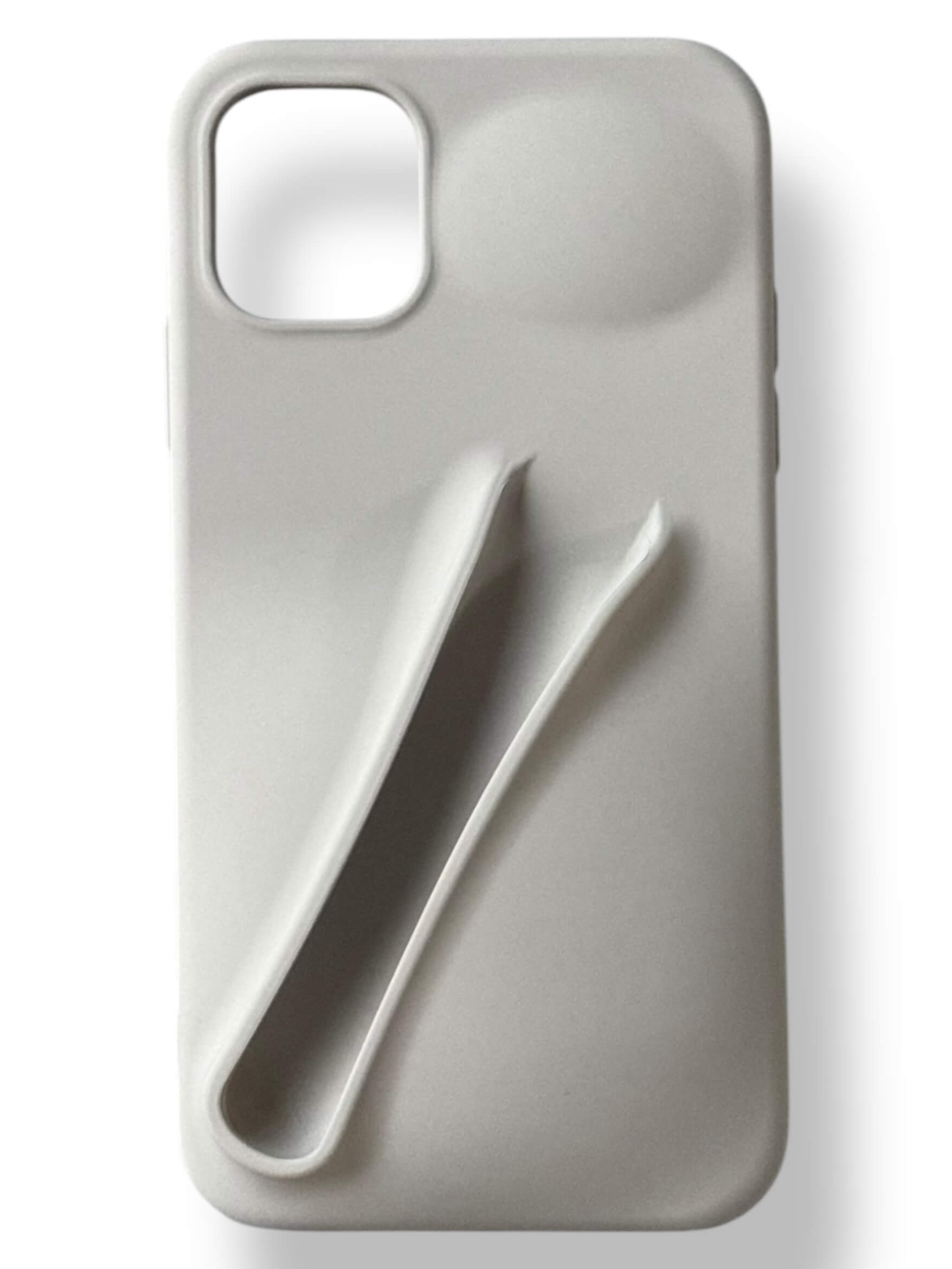 Чохол Lipstick для iPhone 12 / 12 Pro (grey)