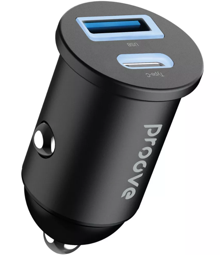 АЗП Proove Tiny Power 30W (Type-C + USB) (black)